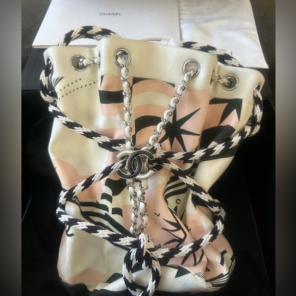 Chanel Canvas Drawstring Purse - PreOwned CHA622872 - Picture 1 of 6